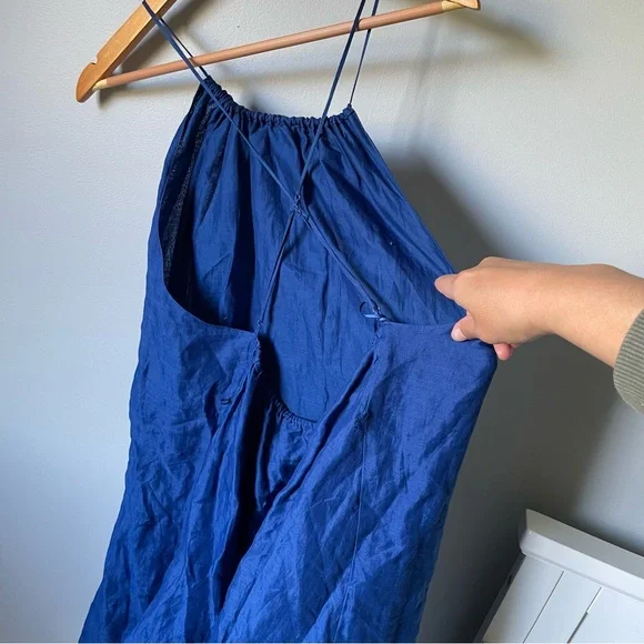 Banana Republic Blue 100% Cotton Chic Dress - Picture 5 of 7